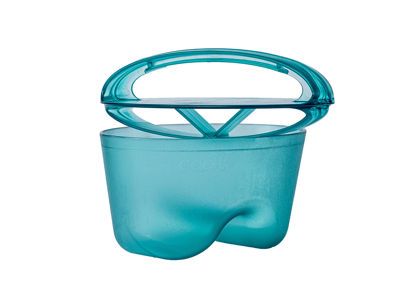 Masażer lodowy Coolly otwarta foremka z boku